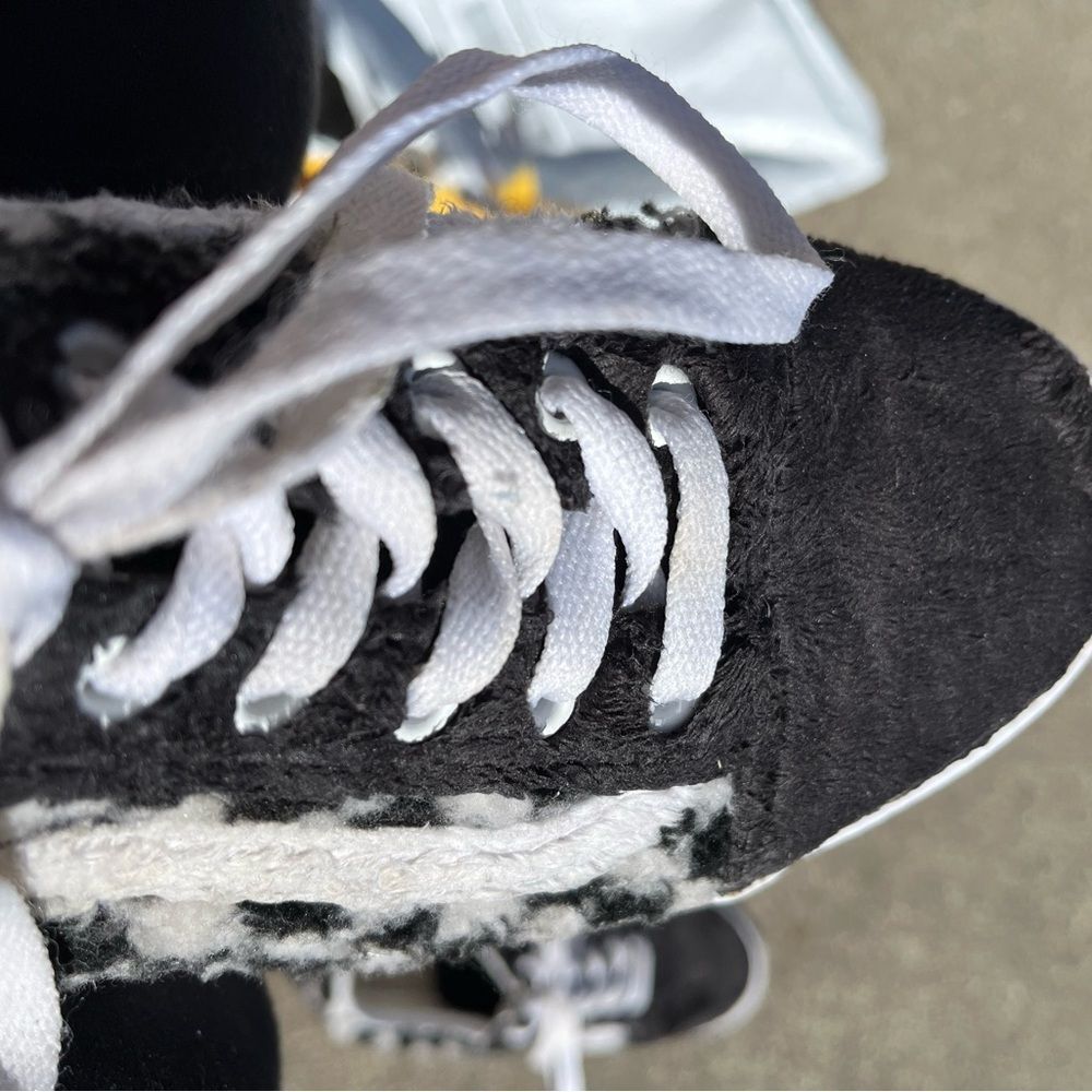 Vans old skool sneakers 6.5 sherpa checkered plaid skate grunge alternative punk - Picture 6 of 6